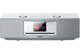 Kenwood CR-ST700SCD stereo smart radio Hi-Fi systeem met DAB+, FM, internetradio, CD, USB, Bluetooth en Spotify, zilver