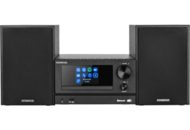Kenwood M-7000S stereo smart Hi-Fi systeem met DAB+ en FM radio, internetradio, CD, USB, Bluetooth en Spotify, zwart
