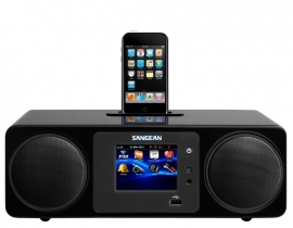 Sangean WFR-2D digitale internetradio met DAB+, Apple docking, Bluetooth en USB