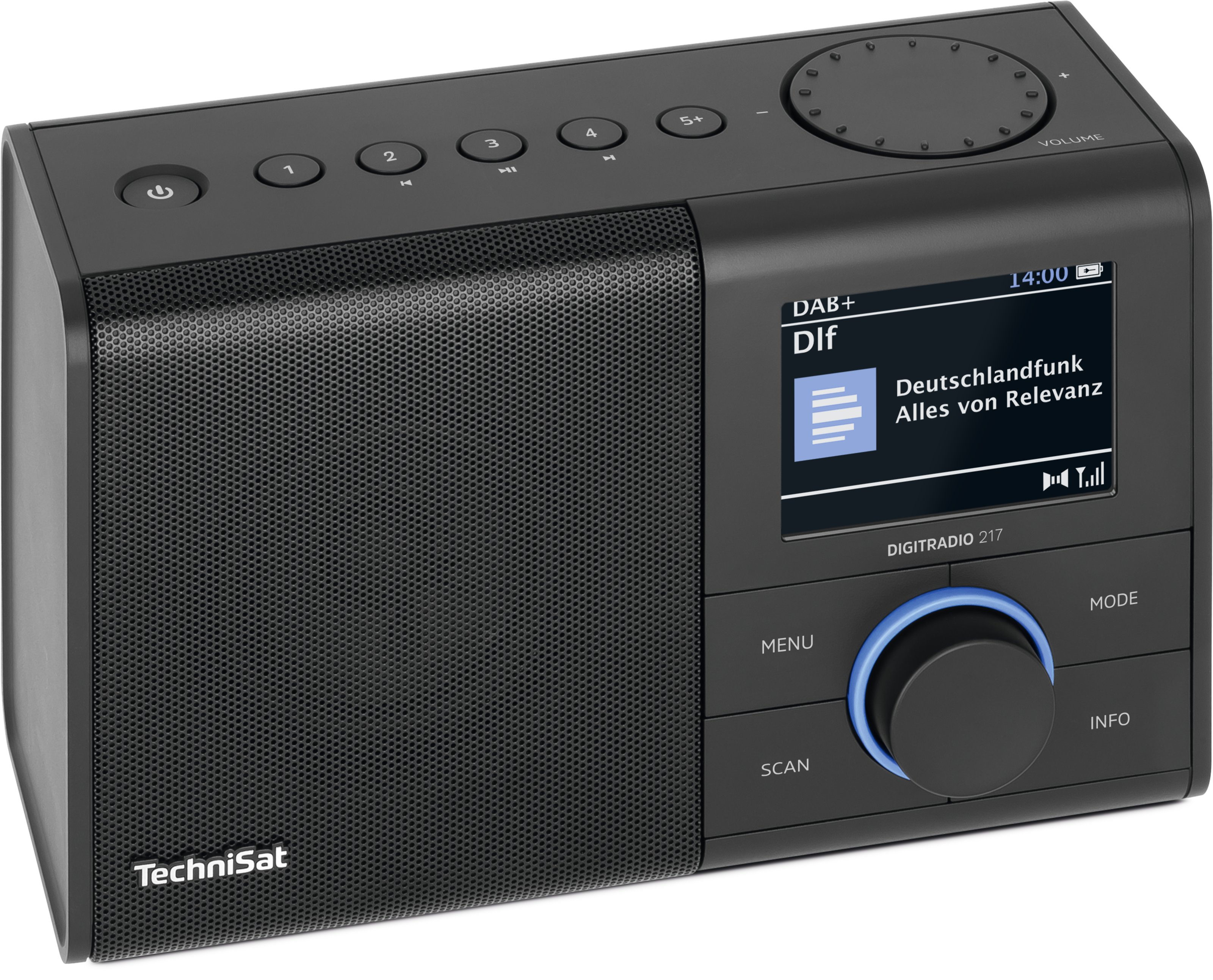 TechniSat DigitRadio 217 portable DAB+ en FM radio met Bluetooth ontvangst