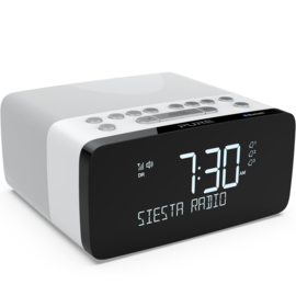 Pure Siesta Charge stereo DAB+ en FM wekker radio met Bluetooth ontvangst, Polar