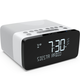 Pure Siesta Charge stereo DAB+ en FM wekker radio met Bluetooth ontvangst, Polar, OPEN DOOS