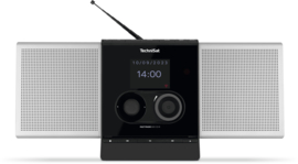 TechniSat MultyRadio 600 CD IR stereo alles in 1 stereo hifi audio radio met DAB+ en FM ontvangst, internet radio, Spotify, MP3 en CD speler en Bluetooth streaming