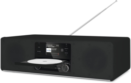 TechniSat DigitRadio 380 CD IR stereo tafelradio met internet, DAB+ digital radio, CD, Spotify en USB, zwart