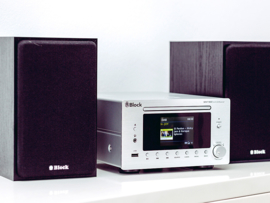 Block MHF-900 VX hifi stereo systeem met DAB +, FM en WIF en LAN Internet Radio, CD speler en bluetooth, zilver