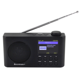 Soundmaster IR6500SW portable oplaadbare radio met WIFI, DAB+, FM en Bluetooth