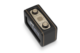 Roberts Revival Rest DAB+ en FM wekker klokradio met Bluetooth, zwart
