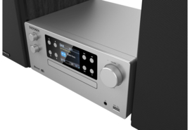 Kenwood M-925DAB stereo Hi-Fi systeem met DAB+ en FM radio, CD, USB en Bluetooth  zilver