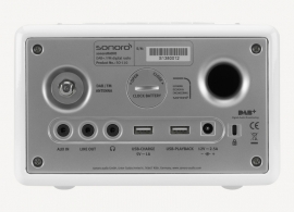 sonoroRADIO SO-110 met DAB+ en FM, USB en Bluetooth, wit