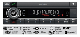 Kienzle MCR1118DAB+ 12 volt DAB+ autoradio met USB, analoge input en Bluetooth