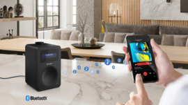 Sharp Tokyo DAB+ en FM radio met Bluetooth en alarmfunctie