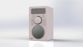 Clint Digital F4 DAB+ en FM radio met accu en Bluetooth audiostreaming, Dusty Rose