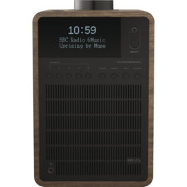 Revo SuperSignal radio met FM, DAB+ en aptX Bluetooth, walnut black
