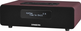Sangean DDR-36 digitale tafelradio met DAB+, FM en Bluetooth, rood