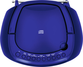 TechniSat DigitRadio 1990 stereo boombox met DAB+ Radio, FM, CD speler, USB en Bluetooth, blauw