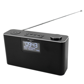 Soundmaster DAB700SW DAB+ radio met FM, Bluetooth, USB en Micro SD, zwart