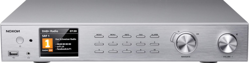 Tuner Hi-Fi DIT2105 - Radio DAB+/FM/Internet, Bluetooth RX/TX, Spotify Connect, écran Couleur 2.8"