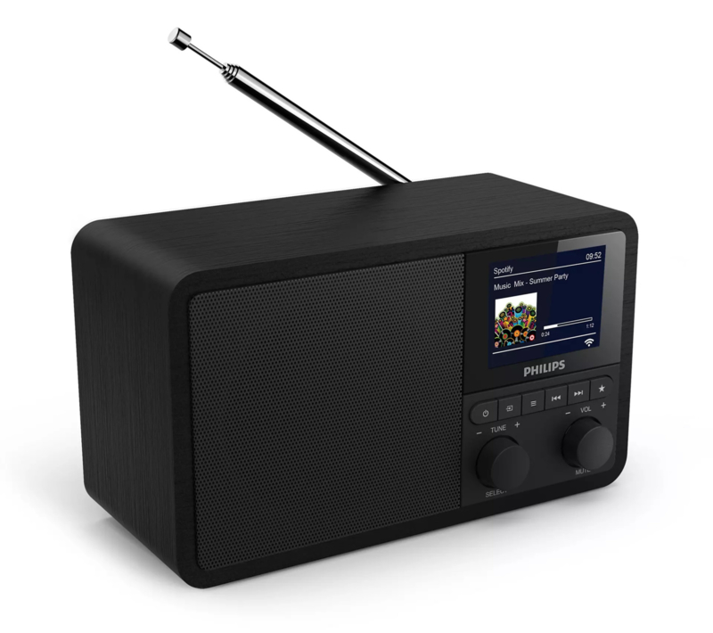 Philips TAPR802 / 12 digitale radio met wifi internet, DAB+, FM, Bluetooth en Spotify