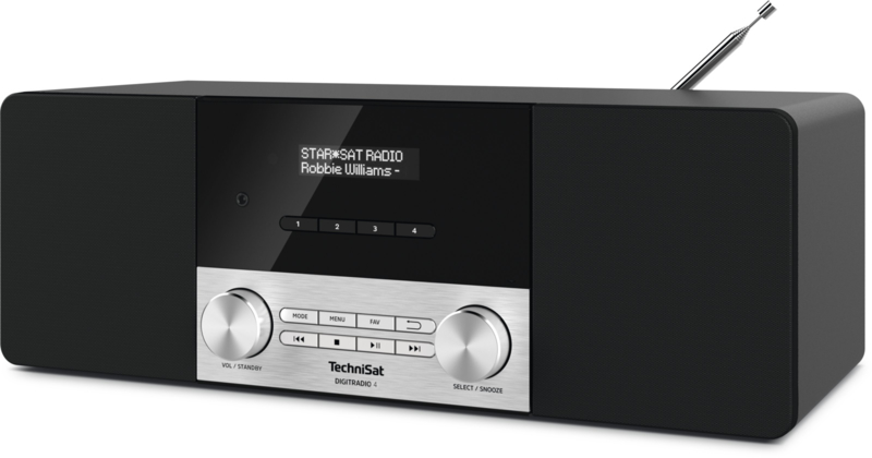 TechniSat DigitRadio 4 stereo tafelradio met DAB+ digital radio, FM en Bluetooth, OPEN DOOS