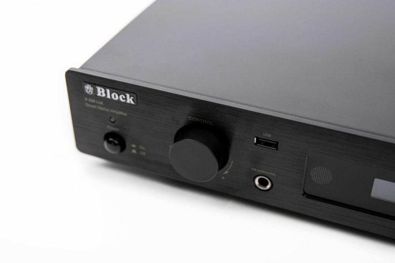 Door toespraak toren Block V-250 LTD hifi stereo internet tuner versterker met Bluetooth en  Spotify, zwart | Block Audio - Audioblock | De Radiowinkel