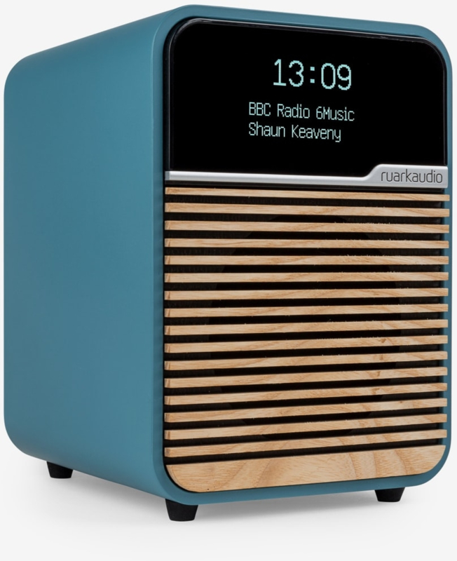 Ruark Audio R1 Mk4 deluxe tafelradio met DAB+, FM en Bluetooth, Beach Hut Blue