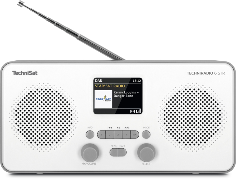 Binnen top commentaar TechniSat TECHNIRADIO 6 S IR stereo digitale portable radio met DAB+, FM en  internet, wit-grijs (TechniSat 6 IR accu: Zonder accu) | TechniSat | De  Radiowinkel