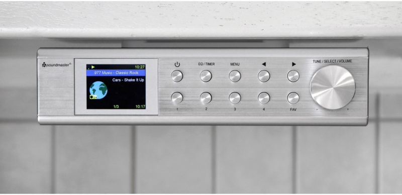 Soundmaster IR1500SI onderbouw radio met WIFI, DAB+, FM en Bluetooth