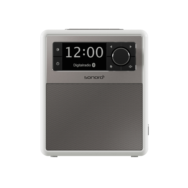 Sonoro SO-120 V2 draagbare DAB+ / FM radio met Bluetooth ontvangst, wit (Sonoro accu: Zonder accu) | Sonoro | De Radiowinkel