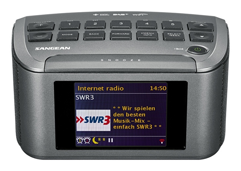 Sangean Fusion 110 (RCR-11 WF) wekkerradio met USB DAB+ | Sangean | De Radiowinkel