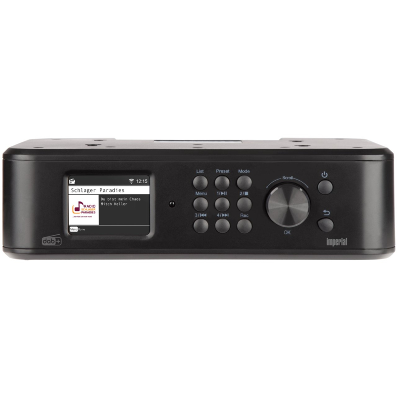 Imperial DABMAN i460 (onderbouw) radio met internetradio, USB, DAB+, FM en Bluetooth, zwart