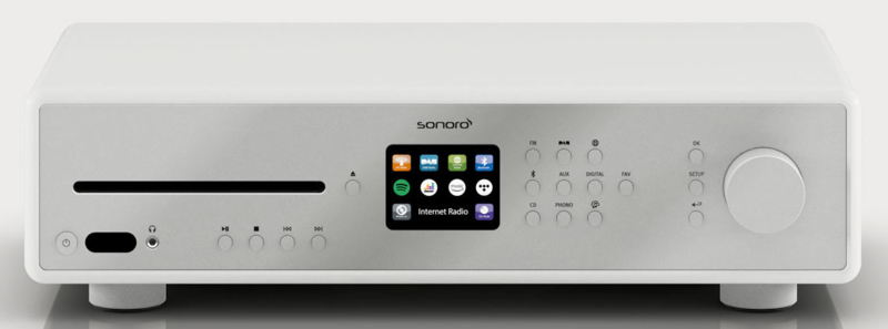 In werkelijkheid Volgen Inschrijven Sonoro MAESTRO hifi tuner versterker met DAB+, internetradio en CD-speler,  wit | Sonoro | De Radiowinkel