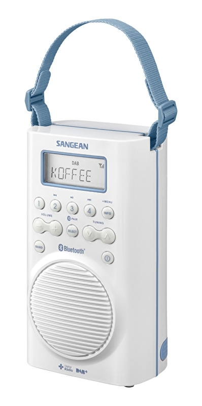 Percentage gaan beslissen Wrok Sangean H-205 BT Badkamer radio met DAB+, FM en Bluetooth (Batterijen 2x D:  Geen batterijen) | Sangean | De Radiowinkel