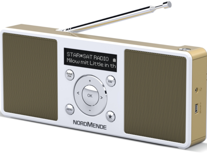 Nordmende Transita 200 stereo oplaadbare draagbare DAB+ en FM radio