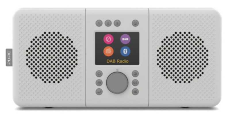 Pure Elan Connect+ stereo DAB+, FM en WIFI internetradio met Bluetooth, Stone Grey