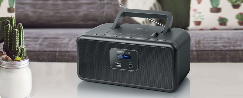 Emigreren Verschrikking Voetzool Muse M-32 DB draagbare Radio CD speler met DAB+, USB en Bluetooth, zwart |  Muse | De Radiowinkel