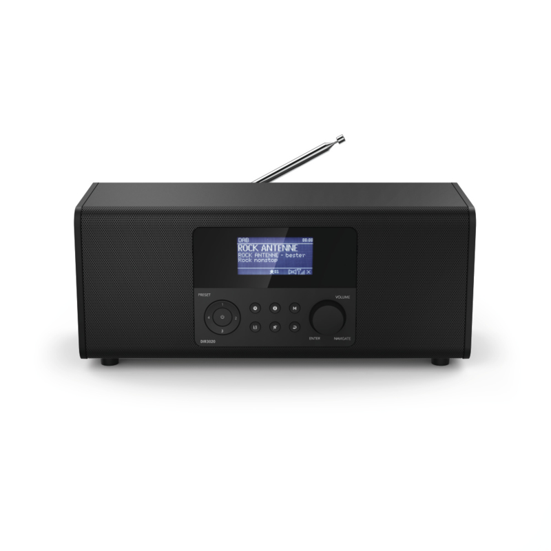 Hama DIR3020 stereo digitale internet radio met DAB+ en FM | klok Radio`s DAB+ WIFI | De Radiowinkel