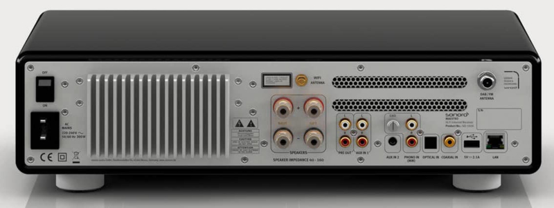 MAESTRO hifi versterker met DAB+, internetradio en CD-speler, zwart | Sonoro | Radiowinkel