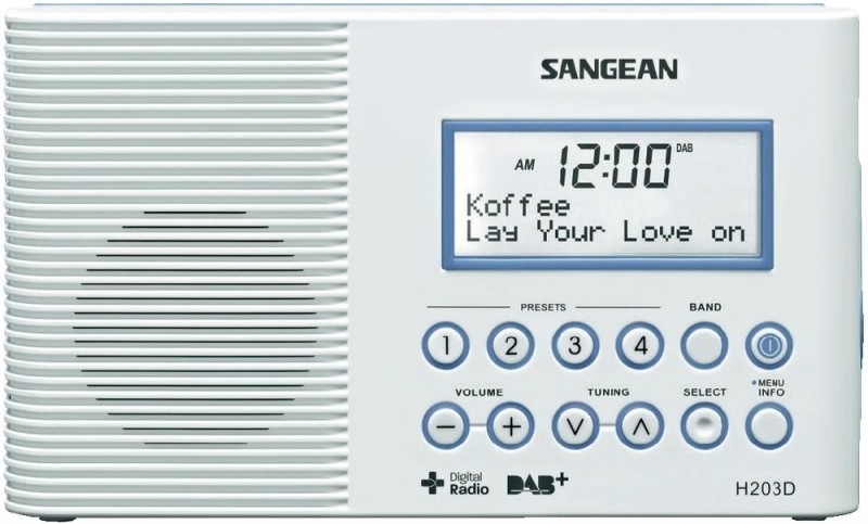 Sangean H-203D badkamer radio met DAB+ en FM