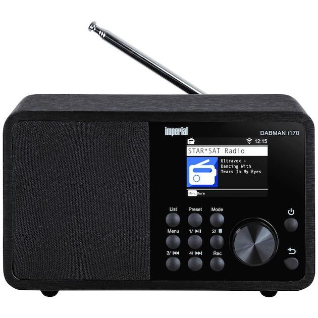 Imperial DABMAN i170 hybride internetradio met USB, Bluetooth, DAB+ en FM, zwart