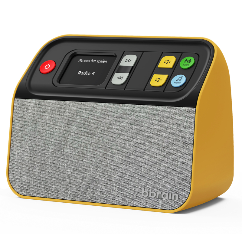 BBrain DAB en FM radio met USB muziekspeler zeer makkelijk te
