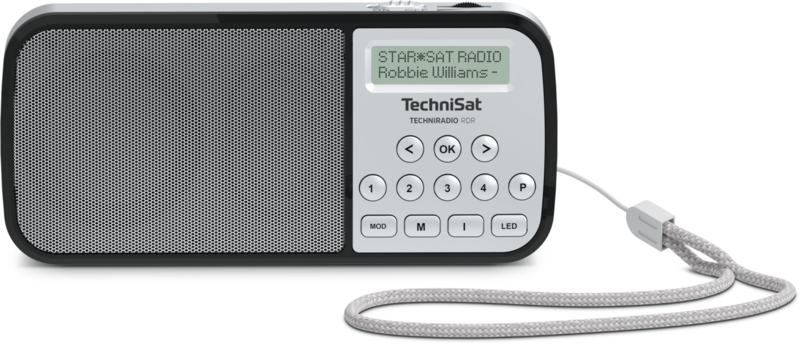 TechniSat TechniRadio RDR DAB+ en FM radio, audio afspelen via USB en analoge ingang, zilver