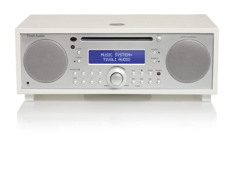 heden lezer Shipley Tivoli Audio Music System+ hifi stereo systeem met DAB+ / FM, Bluetooth, CD- speler en wekkerradio, Wit | Tivoli Audio | De Radiowinkel