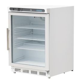 Display koeling met glazen deur  150 Ltr