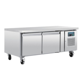 GN gekoelde werkbank 2-deurs 214ltr 65cm hoog