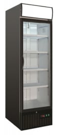 Display koeling zwart | Horeca koelkast glasdeur 460 LITER