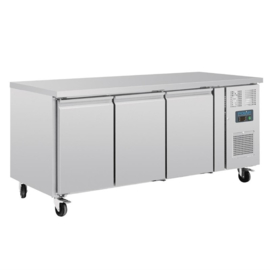 koelwerkbank RVS 3 deuren