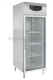 Professionele Vrieskast, Vriezer RVS 1 Glasdeur