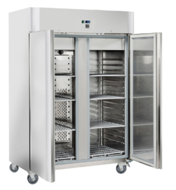 Horeca koelkast, RVS 1400 liter koelkast, geforceerd gekoeld