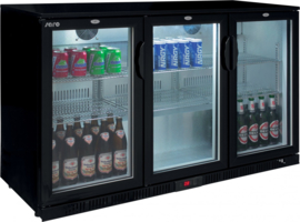 Barkoelkast | Bar koelkast 3 deuren 85 cm hoog