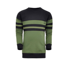 00  UNREAL sweater  Green Black 013 maat 152